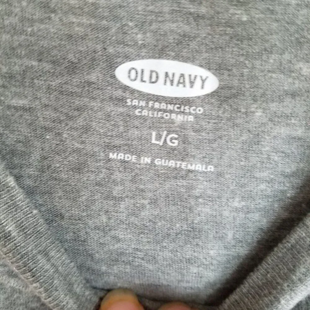 Gray Old Navy Size Large Tee-Shirt - Picture 4 of 6